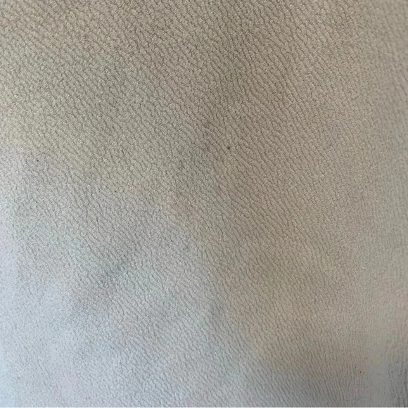 Joan Vass neoprene very light grey coat open cardigan - Picture 5 of 6